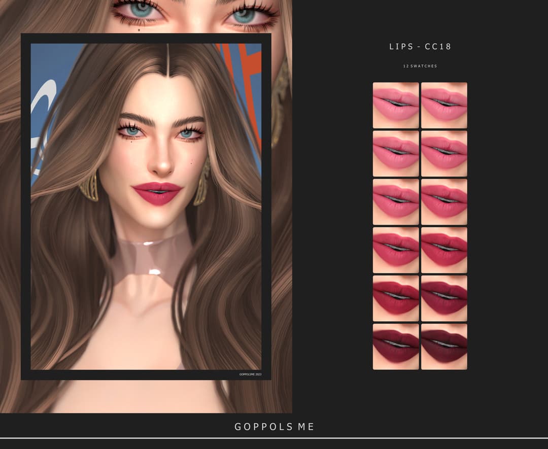 Скриншот мода Помада GOLD Lips CC18